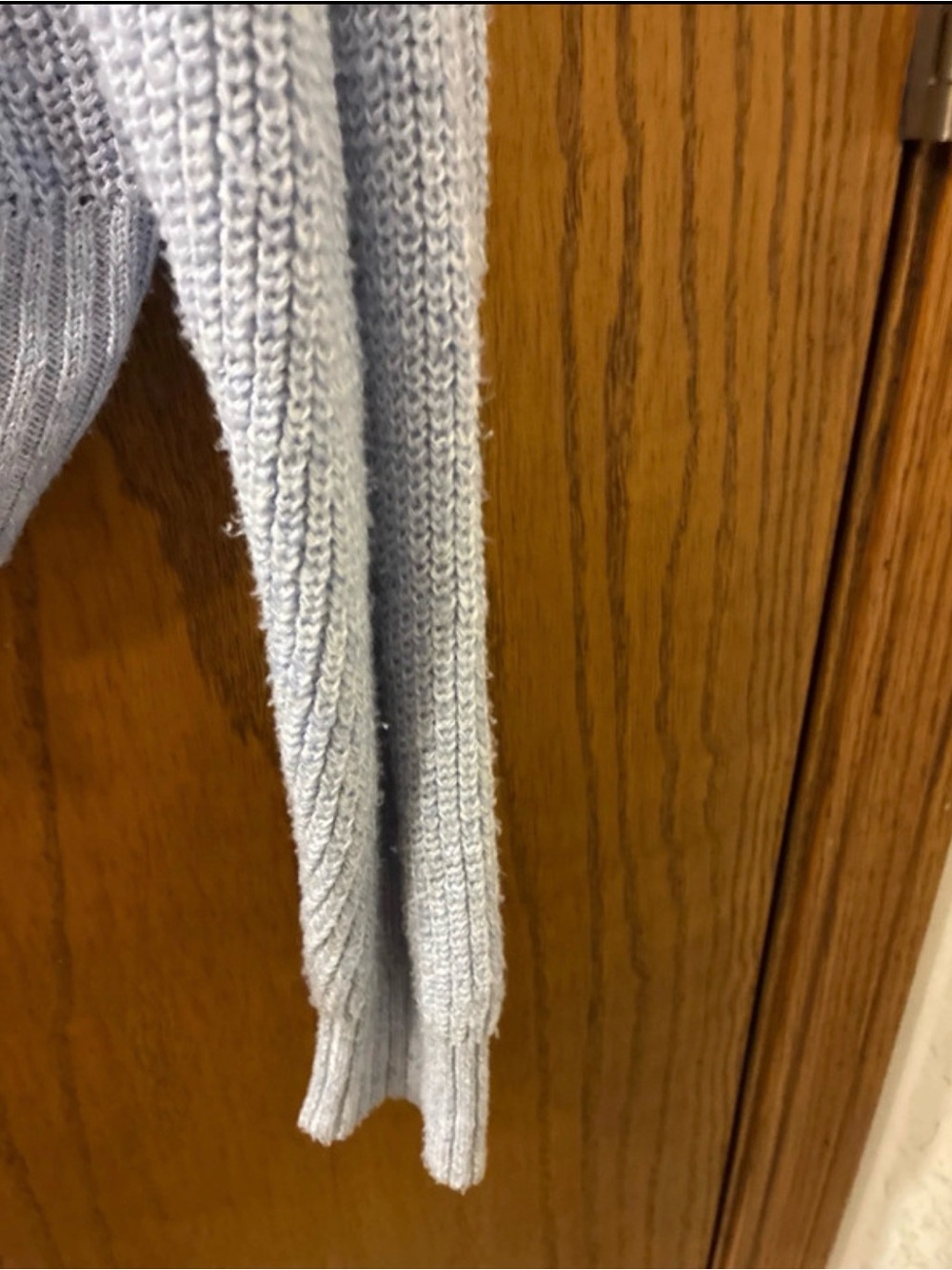SO Pale Blue Open-Front Knit Cardigan - Picture 4 of 6